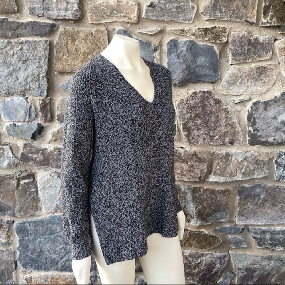 Athleta Switchback Pullover Sweater In Black Marl… - image 4